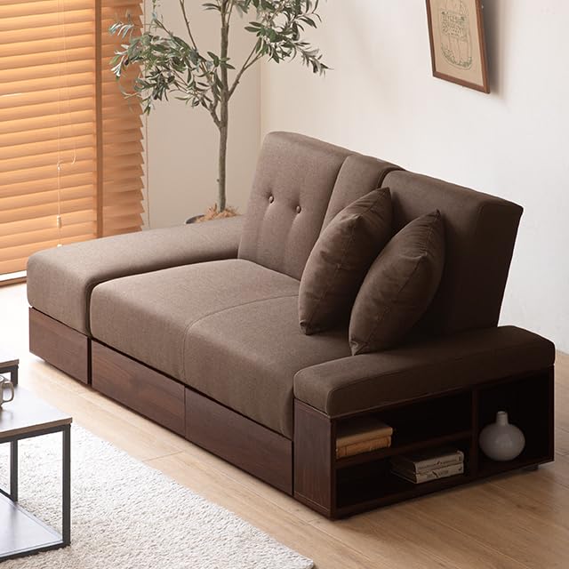 Amazon｜モダンデコ ソファー 2人掛け リクライニング クッション付き